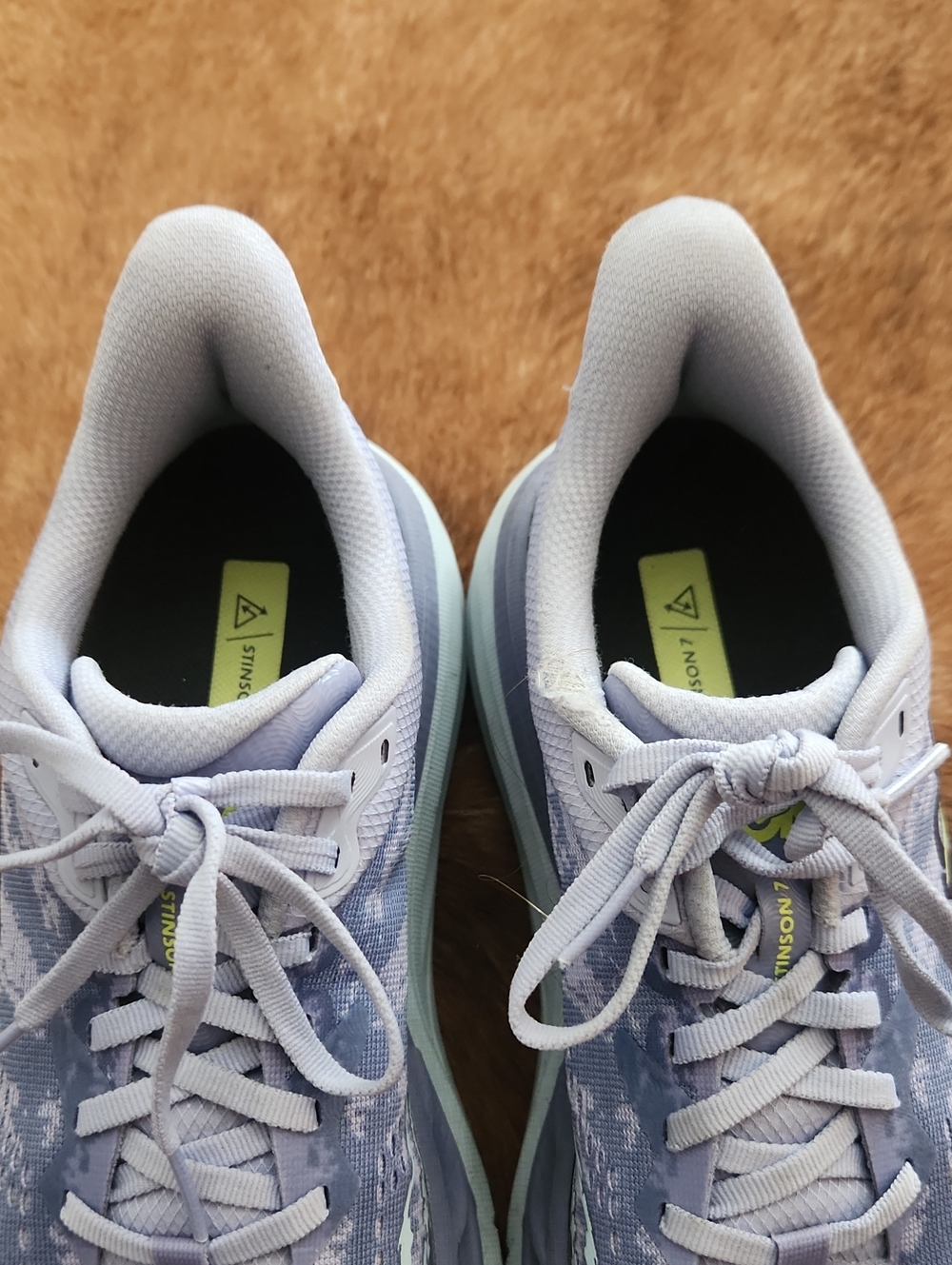Hoka One One Stinson 7 Size 8 Blue Purple Colorway - Picture 3 of 9